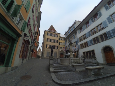 Kameralna uliczka Zurychu