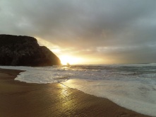 Zachód słońca na Praia da Adraga